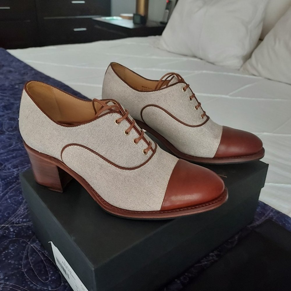*SOLD*Office of Angela Scott Ms. Maisel heeled oxford 38 - Picture 5 of 12